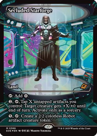 Secluded Starforge (Showcase) (366) Foil - Edge of Eternities