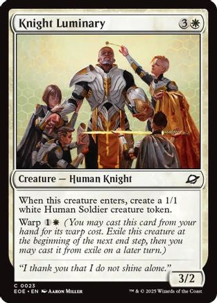 Knight Luminary (023) Foil - Edge of Eternities
