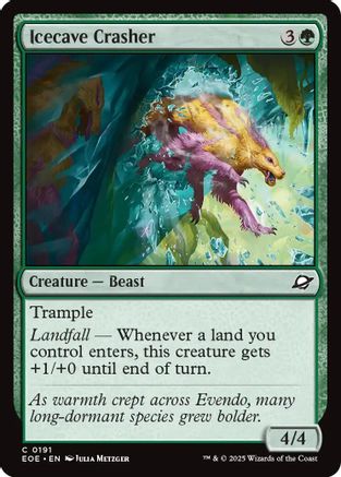 Icecave Crasher (191) Foil - Edge of Eternities