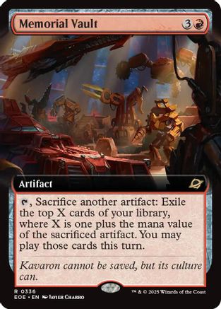 Memorial Vault (Extended Art) (336) - Edge of Eternities