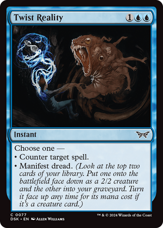 Twist Reality [Duskmourn: House of Horror] Foil