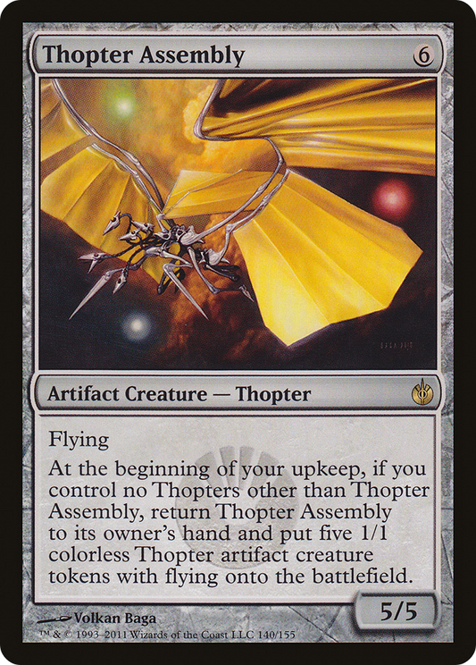 Thopter Assembly (140) - Mirrodin Besieged