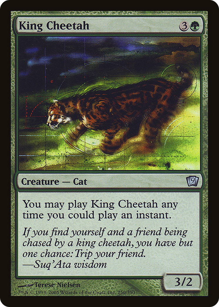 King Cheetah (250) Foil - Ninth Edition
