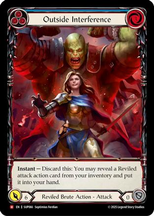 Outside Interference (Micro Text Box) (SUP066) Cold Foil - Super Slam