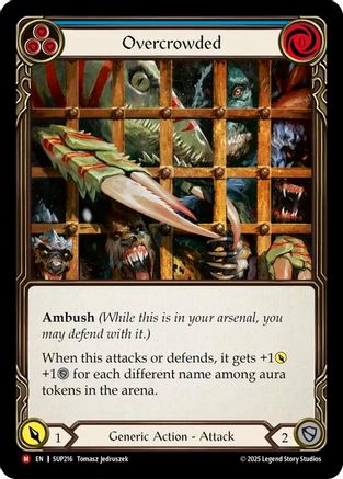 Overcrowded (SUP216) Rainbow Foil - Super Slam