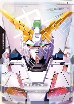 Resource (R-003) (C+) (R-003) Holofoil- Newtype Rising