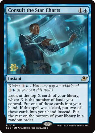 Consult the Star Charts (Prerelease) (051) Foil - Edge of Eternities