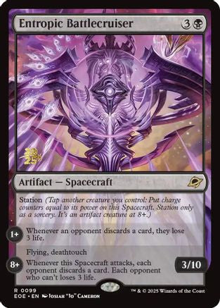 Entropic Battlecruiser (Prerelease) (099) Foil - Edge of Eternities