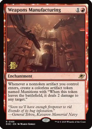 Weapons Manufacturing (Prerelease) (168) Foil - Edge of Eternities