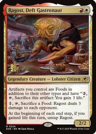 Ragost, Deft Gastronaut (Prerelease) (224) Foil - Edge of Eternities
