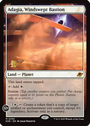 Adagia, Windswept Bastion (250) Foil - Prerelease Cards