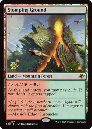 Stomping Ground (258) Foil - Prerelease Cards