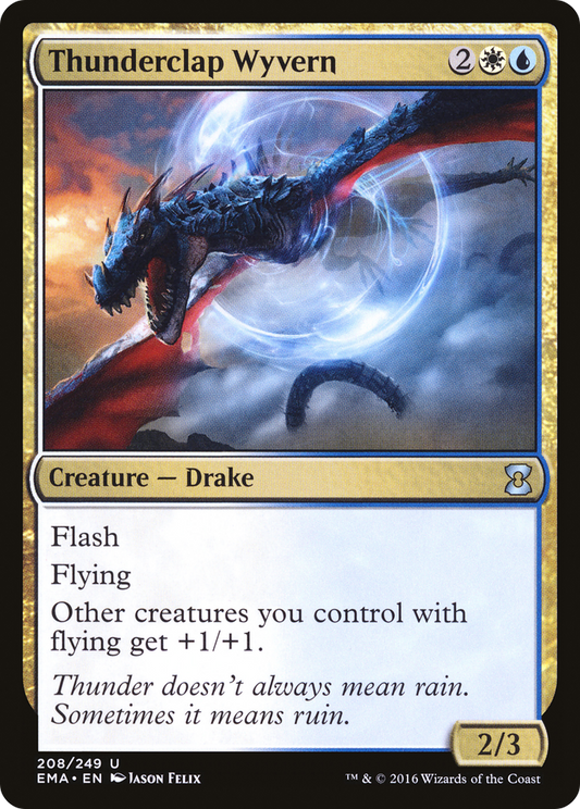 Thunderclap Wyvern (208) - Eternal Masters