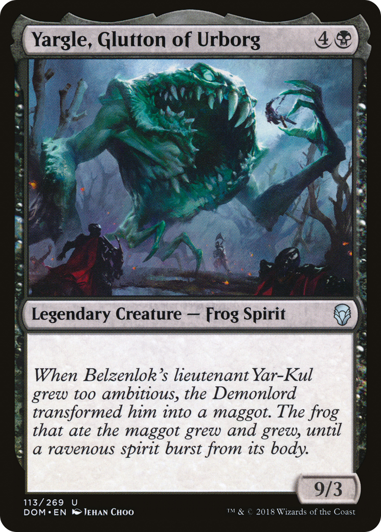 Yargle, Glutton of Urborg [Dominaria] | Silver Goblin