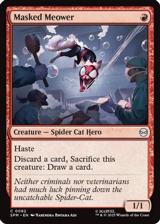 Masked Meower (082) Foil - Marvel's Spider-Man
