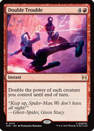 Double Trouble (013) Foil - Marvel's Spider-Man: Eternal-Legal