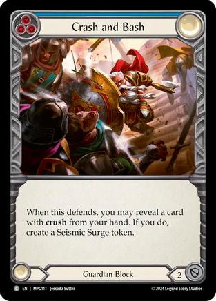 Crash and Bash (Blue) (MPG111) Rainbow Foil - Mastery Pack Guardian
