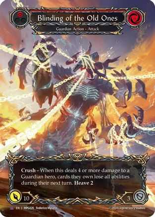 Blinding of the Old Ones (Marvel) (MPG026) Cold Foil - Mastery Pack Guardian