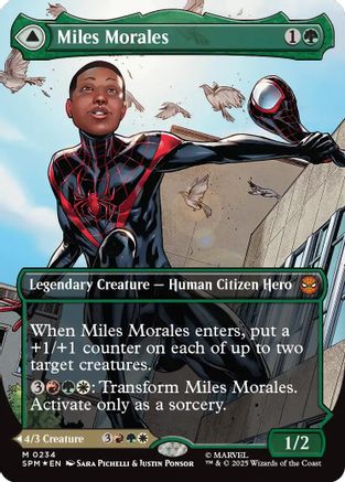 Miles Morales (Borderless) (234) Foil - Marvel's Spider-Man