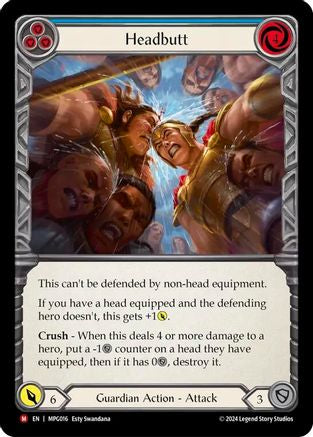 Headbutt (MPG016) Rainbow Foil - Mastery Pack Guardian