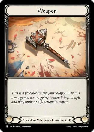 Placeholder Weapon (BDD002) - Welcome Deck: Bravo