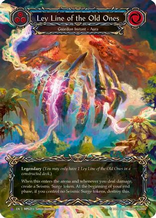 Ley Line of the Old Ones (Marvel) (MPG013) Cold Foil - Mastery Pack Guardian