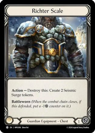 Richter Scale (MPG006) Cold Foil - Mastery Pack Guardian
