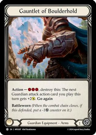 Gauntlet of Boulderhold (MPG007) Cold Foil - Mastery Pack Guardian