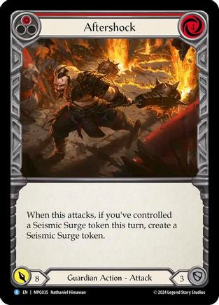 Aftershock (Red) (MPG035)  - Mastery Pack Guardian