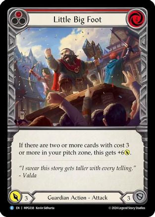 Little Big Foot (Red) (MPG038) Rainbow Foil - Mastery Pack Guardian
