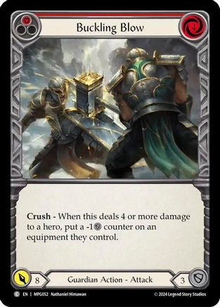Buckling Blow (Red) (MPG052)  - Mastery Pack Guardian