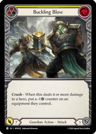 Buckling Blow (Yellow) (MPG053)  - Mastery Pack Guardian