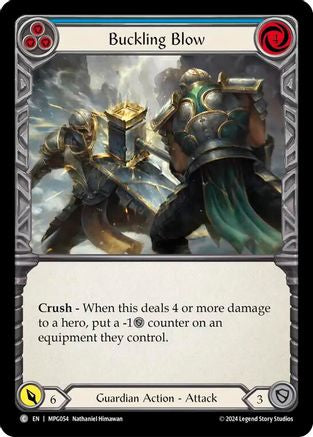 Buckling Blow (Blue) (MPG054) - Mastery Pack Guardian