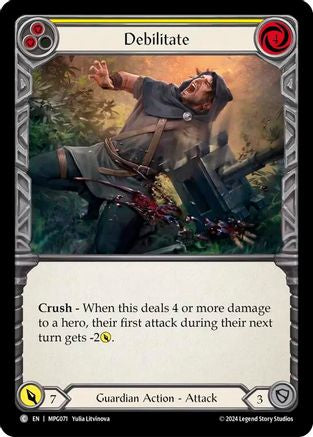 Debilitate (Yellow) (MPG071)  - Mastery Pack Guardian