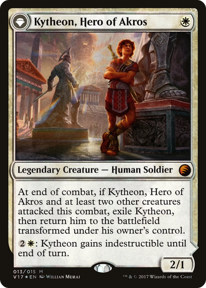Kytheon, Hero of Akros // Gideon, Battle-Forged (013) Foil - From the Vault: Transform
