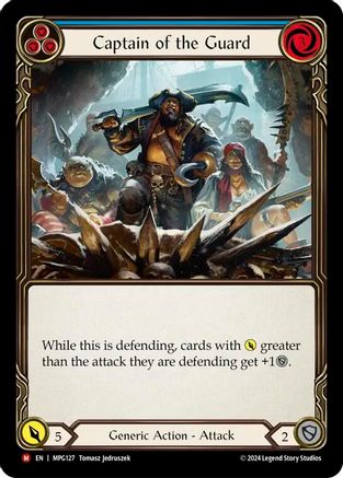 Captain of the Guard (MPG127) Rainbow Foil - Mastery Pack Guardian