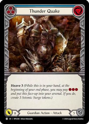 Thunder Quake (Blue) (MPG090)  - Mastery Pack Guardian