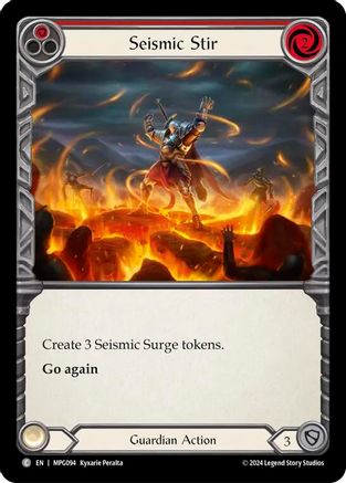 Seismic Stir (Red) (MPG094) - Mastery Pack Guardian