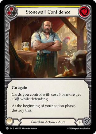 Stonewall Confidence (Yellow) (MPG107)  - Mastery Pack Guardian
