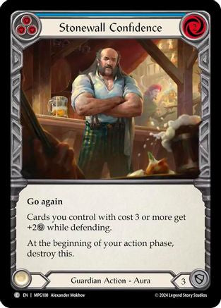 Stonewall Confidence (Blue) (MPG108)  - Mastery Pack Guardian