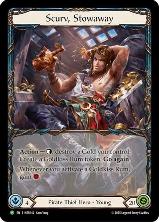 Scurv, Stowaway (HER142) Rainbow Foil - FaB Promos