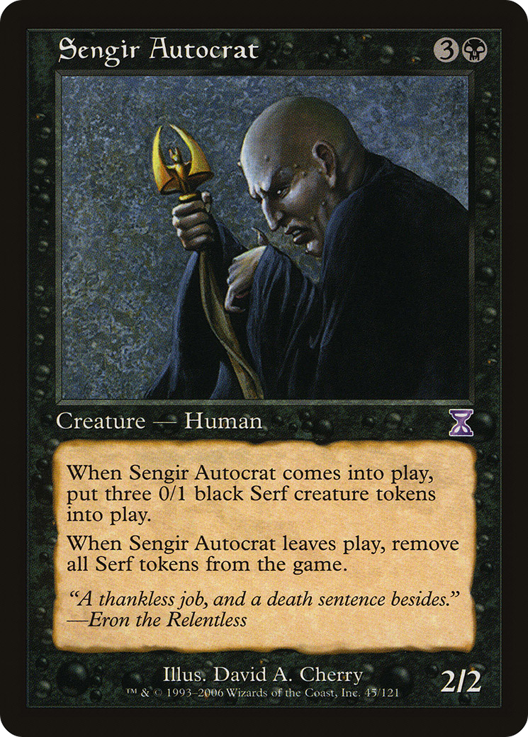 Sengir Autocrat (Retro) (045) Foil - Time Spiral Timeshifted