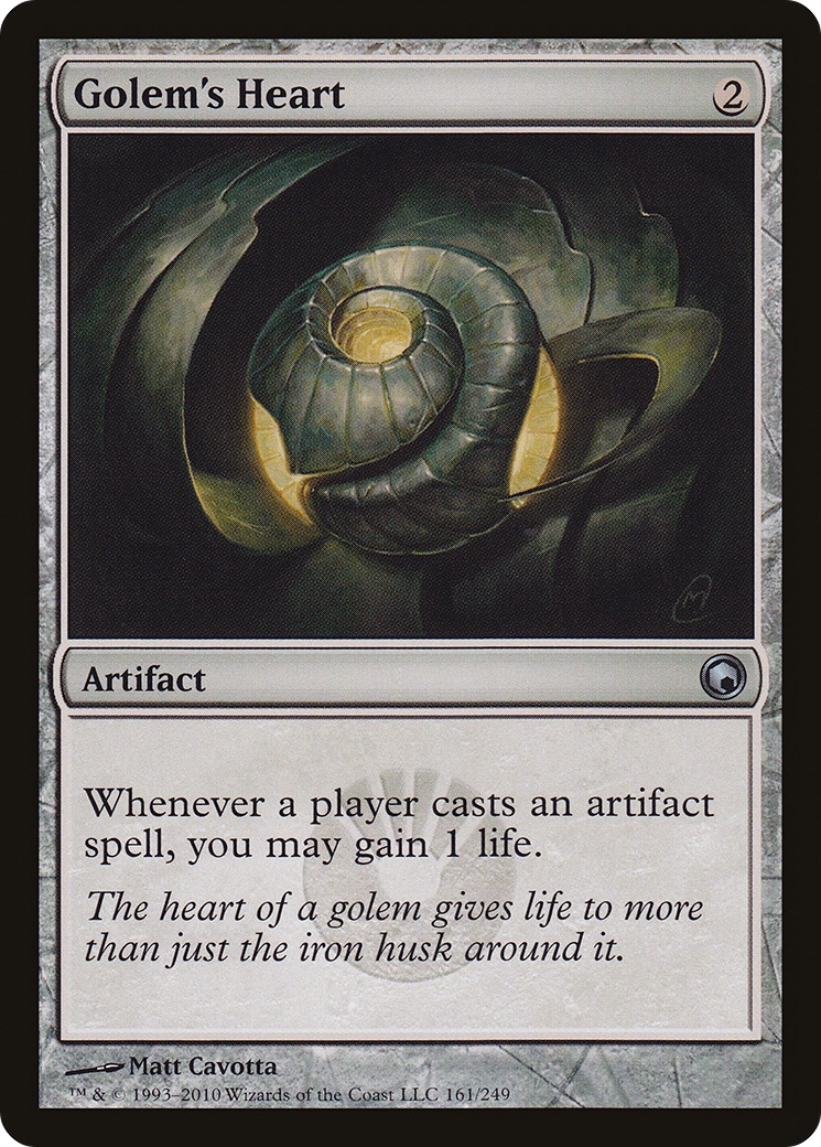 Golem's Heart (161) Foil - Scars of Mirrodin