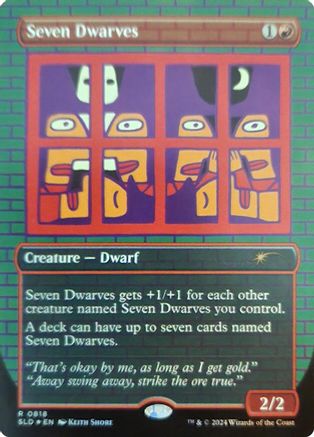 Seven Dwarves (818) Foil - Secret Lair Drop Series