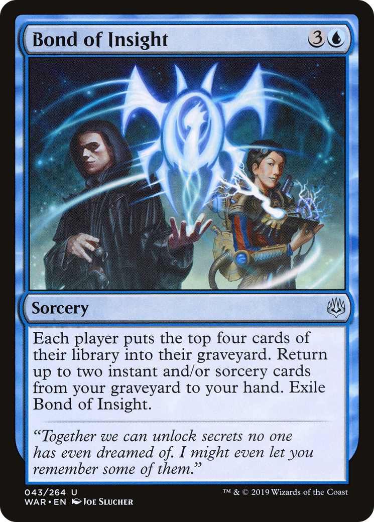 Bond of Insight (043) Foil - War of the Spark