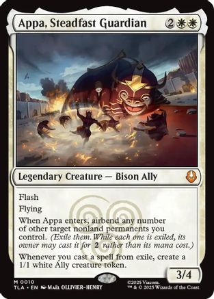Appa, Steadfast Guardian (010) Foil - Avatar: The Last Airbender