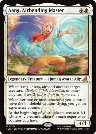 Aang, Airbending Master (074) Foil - Avatar: The Last Airbender: Eternal-Legal