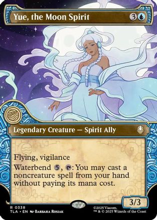 Yue, the Moon Spirit (Showcase) (338) Foil - Avatar: The Last Airbender