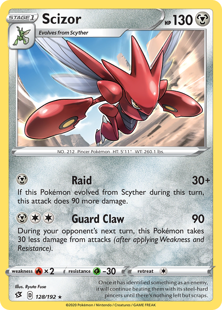 Scizor (128/192) [Sword & Shield: Rebel Clash] | Silver Goblin