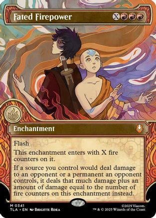 Fated Firepower (Showcase) (341) Foil - Avatar: The Last Airbender